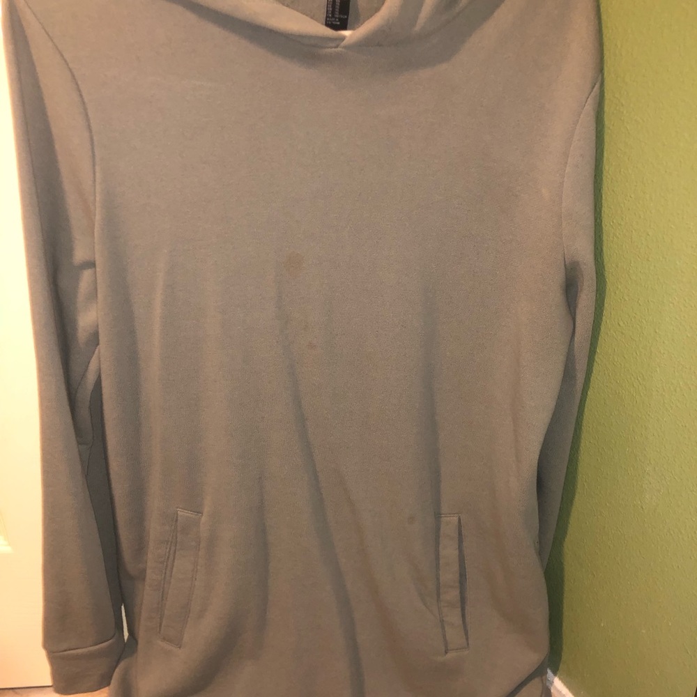Forever 21 olive green hoodie